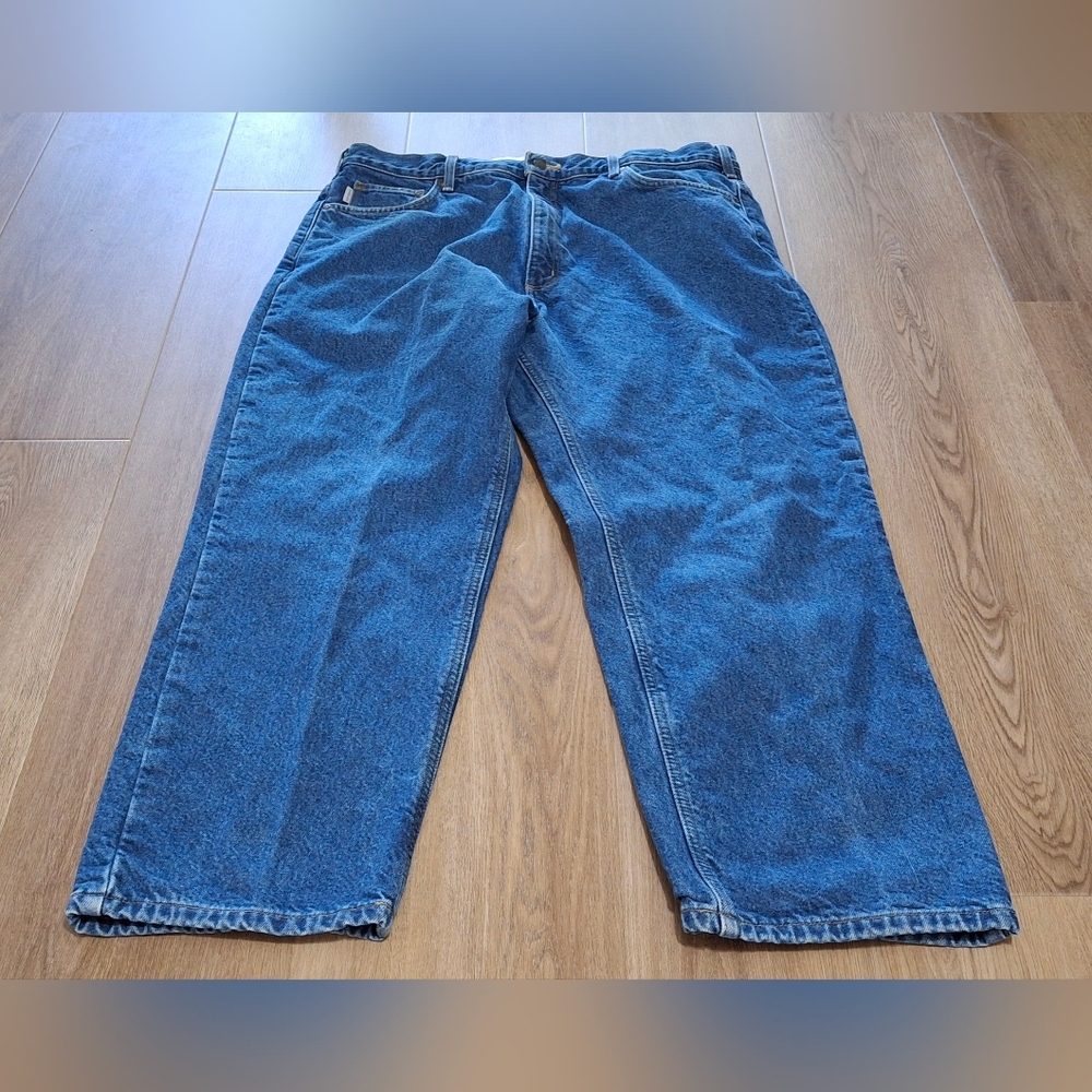 Mens Carhartt Lined Jeans Size 40×30